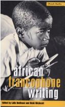 Cover of: African Francophone Writing by 
