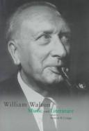 Cover of: William Walton by edited by Stewart R. Craggs.