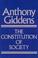 Cover of: Constitution of Society