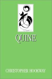 Cover of: Quine (Key Contemporary Thinkers)