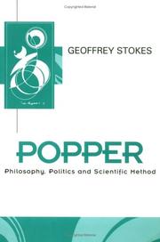Cover of: Popper: philosophy, politics, and scientific method