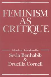 Cover of: Feminism as Critique (Feminist Perspectives)