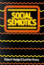 Cover of: Social semiotics