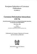 Cover of: Corrosion-Deformation Interactions Cdi '96 by Thierry Magnin