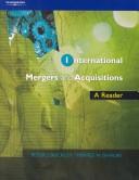 Cover of: International Mergers and Acquisitions: A Reader