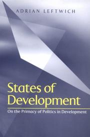 Cover of: States of Development by Adrian Leftwich
