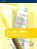 Cover of: Accounting for managers