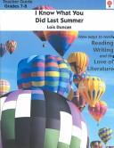 Cover of I Know What You Did Last Summer by Unknown