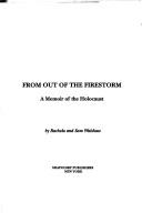 Cover of: From Out of the Firestorm by Rachela Walshaw, Sam Walshaw