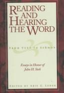 Cover of: Reading and hearing the Word from text to sermon | 