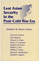 Cover of: East Asian Security in the Post-Cold War Era by Sheldon W. Simon