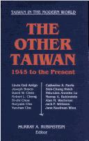 Cover of: The Other Taiwan: 1945 to the present