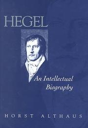 Cover of: Hegel by Horst Althaus