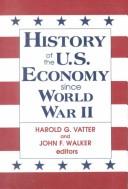 Cover of: History of the U.S. economy since World War II