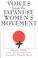 Cover of: Voices from the Japanese Women's Movement