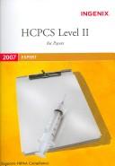 Cover of: 2007 HCPCS Level II for Payers