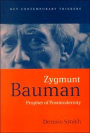 Cover of: Zygmunt Bauman by Dennis Smith