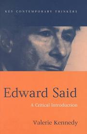 Cover of: Edward Said by Valerie Kennedy