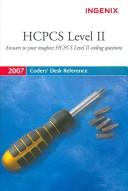 Cover of: Coder's Desk Reference for HCPCS 2007: Level II