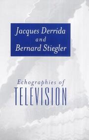 Cover of: Echographies of Television: Filmed Interviews