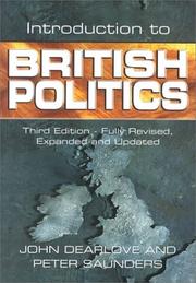 Cover of: Introduction to British Politics | John Dearlove