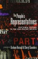 Cover of: The people's representatives by edited by Graham Hassall & Cheryl Saunders.