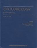 Cover of: 3 K Cosmology: Ec-Tmr Conference Rome, Italy October 1998 (Aip Conference Proceedings)