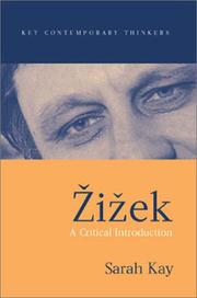 Cover of: Zizek: A Critical Introduction (Key Contemporary Thinkers)