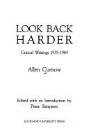 Cover of: Look back harder: critical writings, 1935-1984