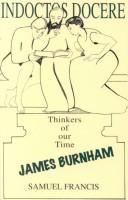 Cover of: James Burnham:  Thinkers of Our Time