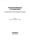 Cover of: From information to knowledge: conceptual and content analysis by computer