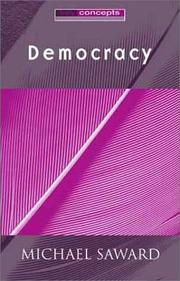 Cover of: Democracy by Michael Saward