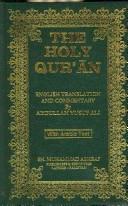 Cover of: The Holy Qur'an by Abdullah Yusuf Ali