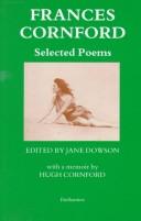Cover of: Frances Cornford by Jane Dowson