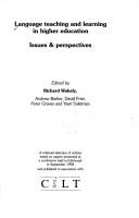 Cover of: Language teaching and learning in higher education by edited by Richard Wakely ... [et al.].