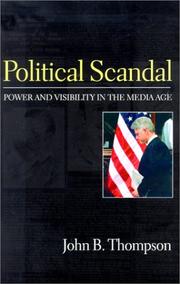 Political scandal by John B. Thompson