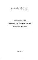 Cover of: A Memoir of Kenelm Henry Digby by Bernard Holland