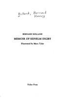 Cover of: Memoir of Kenelm Digby.
