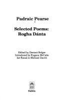 Cover of: Selected Poems, Rogha Danta by Pádraic H. Pearse