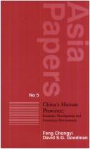 China's Hainan Province by Chʻung-i Feng, Feng Chongyi, David Sg Goodman