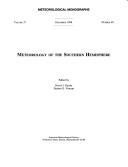 Cover of: Meteorology of the Southern Hemisphere (Meteorological Monographs (Amer Meteorological Soc))