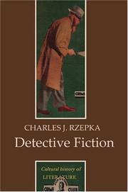 Cover of: Detective Fiction (Cultural History of Literature)