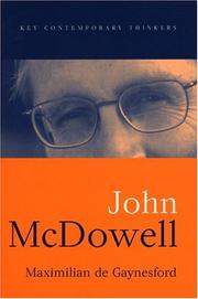 Cover of: John McDowell