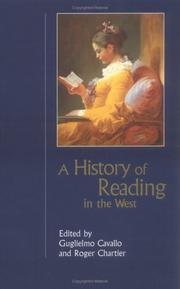 Cover of: History of Reading in the West | Cavallo Gugielmo