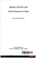 Cover of: Behind the Red Line by Jemera Rone, Human Rights Watch