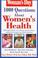 Cover of: Woman's Day 1000 Questions About Women's Health