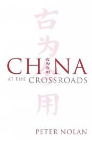 Cover of: China at the Crossroads | Peter Nolan
