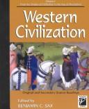 Cover of: Perspectives on History - Perspectives on Western Civilization by Benjamin C. Sax