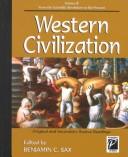 Cover of: Western civilization by Benjamin C. Sax, book editor.