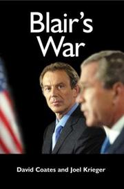 Cover of: Blair's War by Coates, David., Joel Krieger